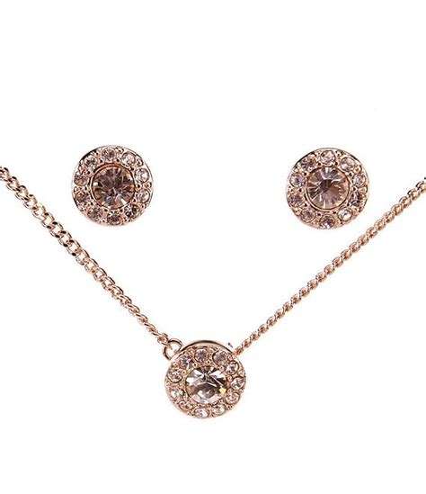 givenchy necklace and earring Rose gold Ringtone 3 Piece 